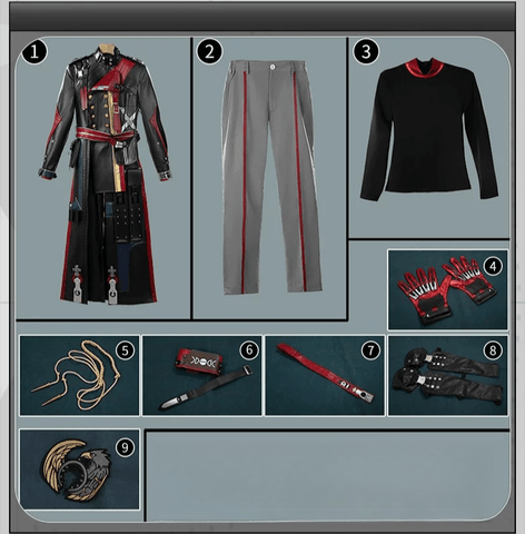 Arknights Endfield Junwei Cosplay Costume - Coscosmos