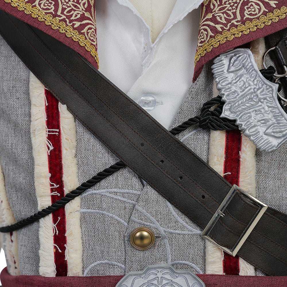 Assassin's Creed II Ezio Auditore da Firenze Cosplay Costume - Coscosmos