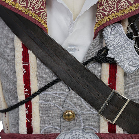Assassin's Creed II Ezio Auditore da Firenze Cosplay Costume - Coscosmos