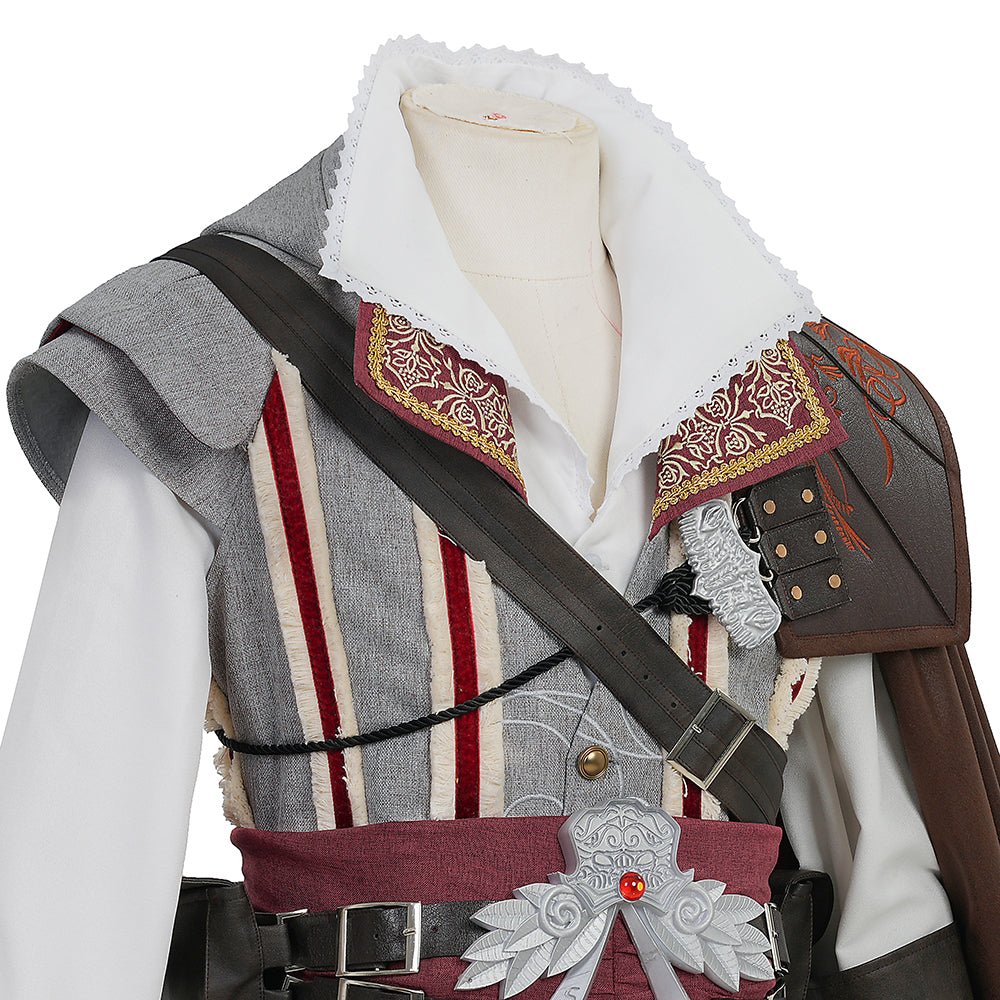 Assassin's Creed II Ezio Auditore da Firenze Cosplay Costume - Coscosmos