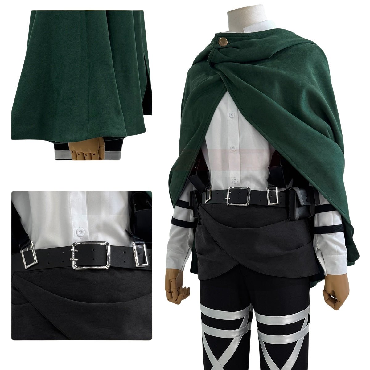 Attack on Titan Final Season Hange Zoe Survey Corps Cosplay Costume - Premium Quality Anime Outfit - Coscosmos