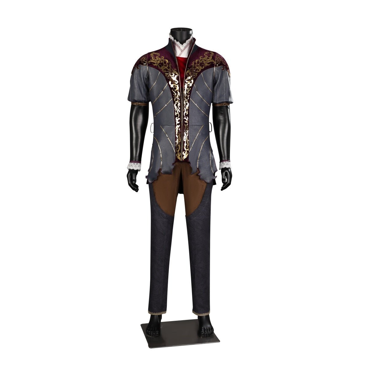 Authentic Baldur's Gate 3 Astarion Cosplay Costume for Men, Medieval Game Outfit - Coscosmos