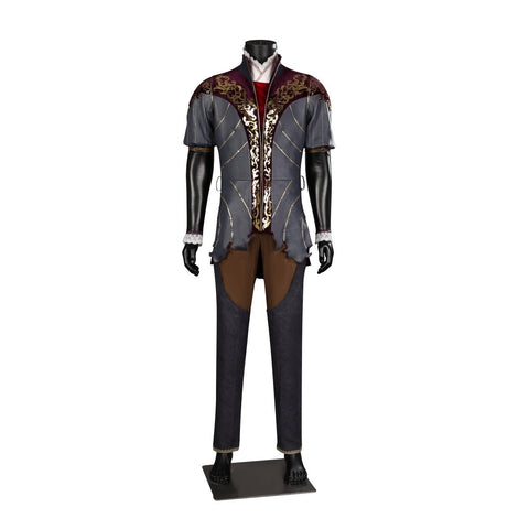 Authentic Baldur's Gate 3 Astarion Cosplay Costume for Men, Medieval Game Outfit - Coscosmos