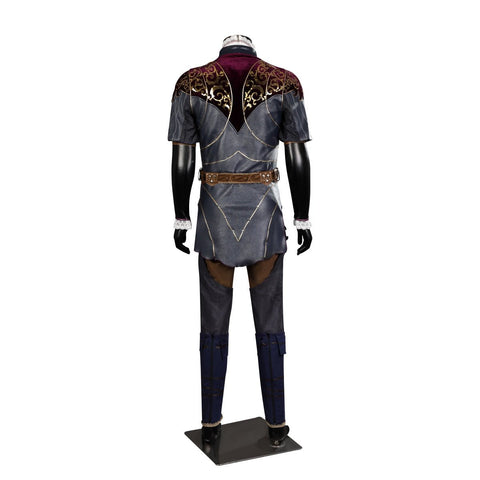Authentic Baldur's Gate 3 Astarion Cosplay Costume for Men, Medieval Game Outfit - Coscosmos