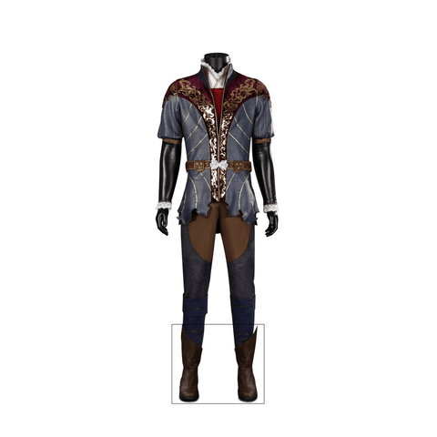 Authentic Baldur's Gate 3 Astarion Cosplay Costume for Men, Medieval Game Outfit - Coscosmos