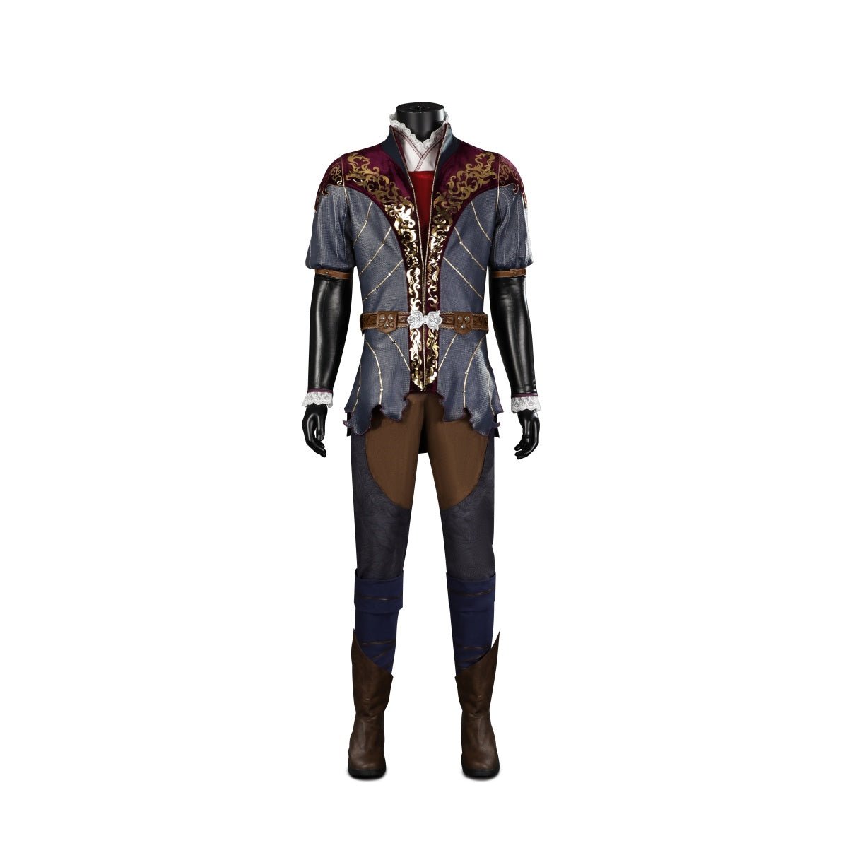 Authentic Baldur's Gate 3 Astarion Cosplay Costume for Men, Medieval Game Outfit - Coscosmos