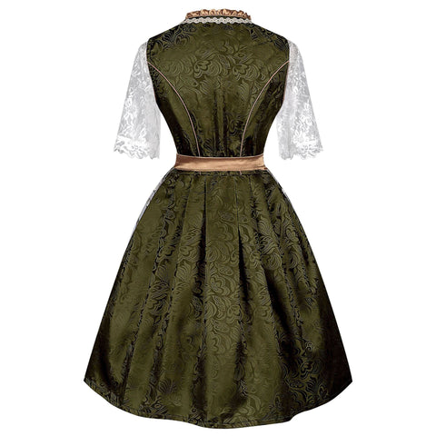 Authentic Bavarian Oktoberfest Dress for Women – Traditional German Costume - Coscosmos