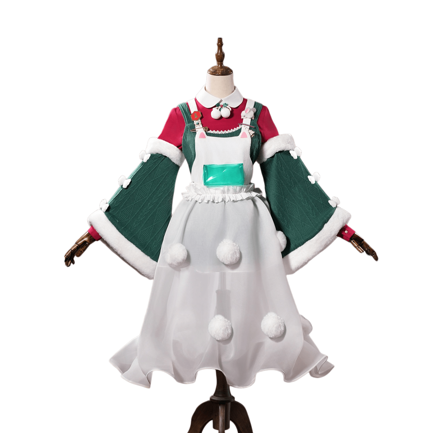 Authentic cosplay costume featuring Greyy the Silencer's distinctive design from the popular game Arknights. - Coscosmos