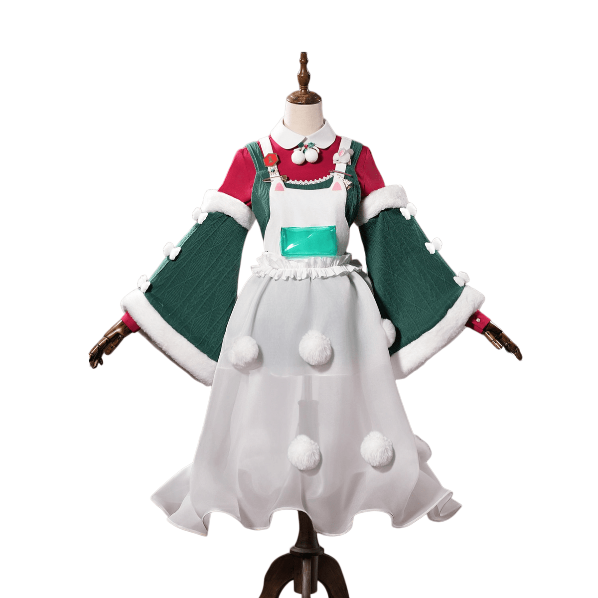 Authentic cosplay costume featuring Greyy the Silencer's distinctive design from the popular game Arknights. - Coscosmos