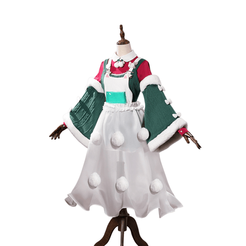 Authentic cosplay costume featuring Greyy the Silencer's distinctive design from the popular game Arknights. - Coscosmos