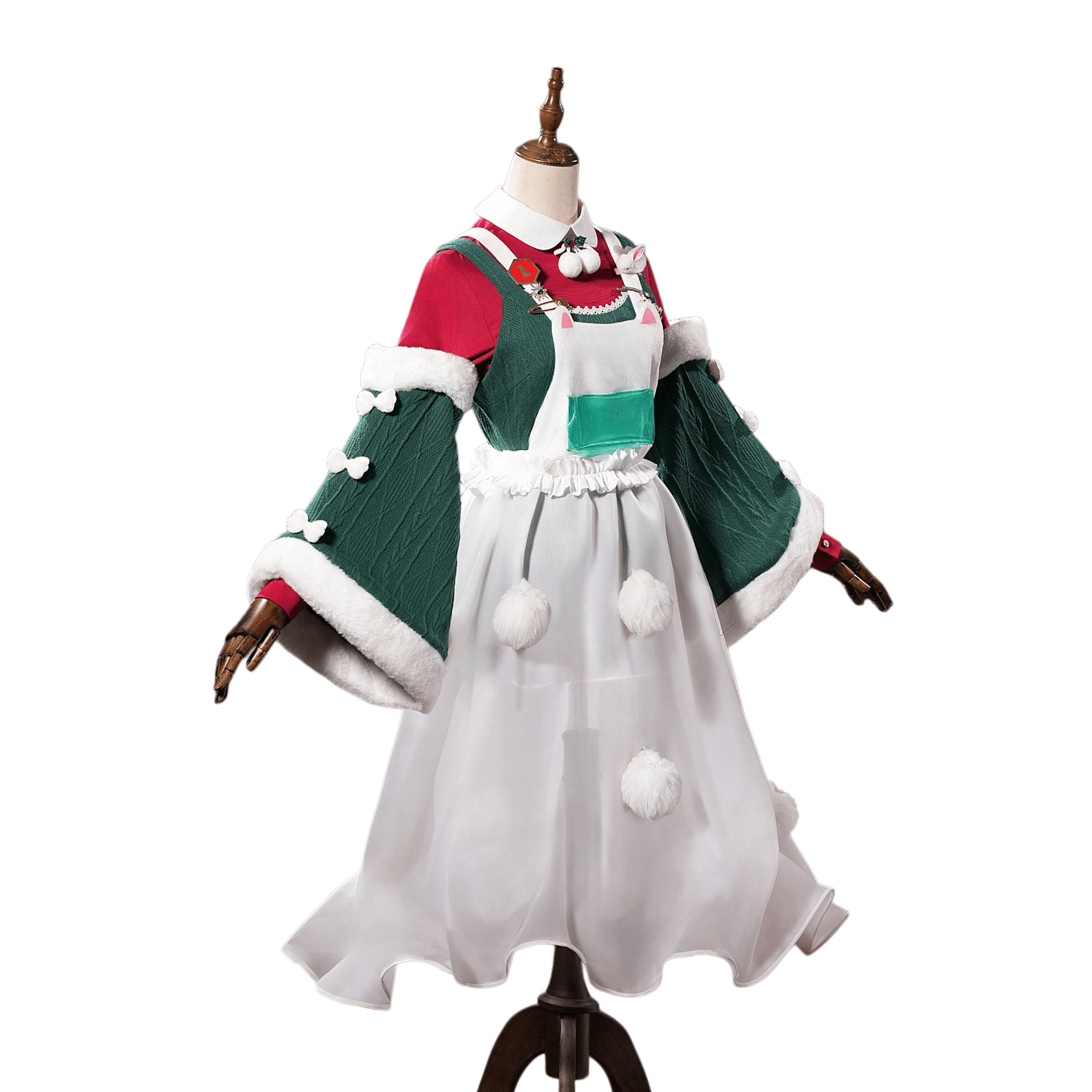 Authentic cosplay costume featuring Greyy the Silencer's distinctive design from the popular game Arknights. - Coscosmos