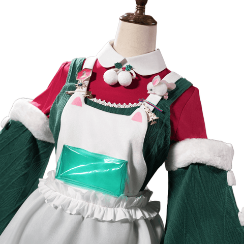 Authentic cosplay costume featuring Greyy the Silencer's distinctive design from the popular game Arknights. - Coscosmos