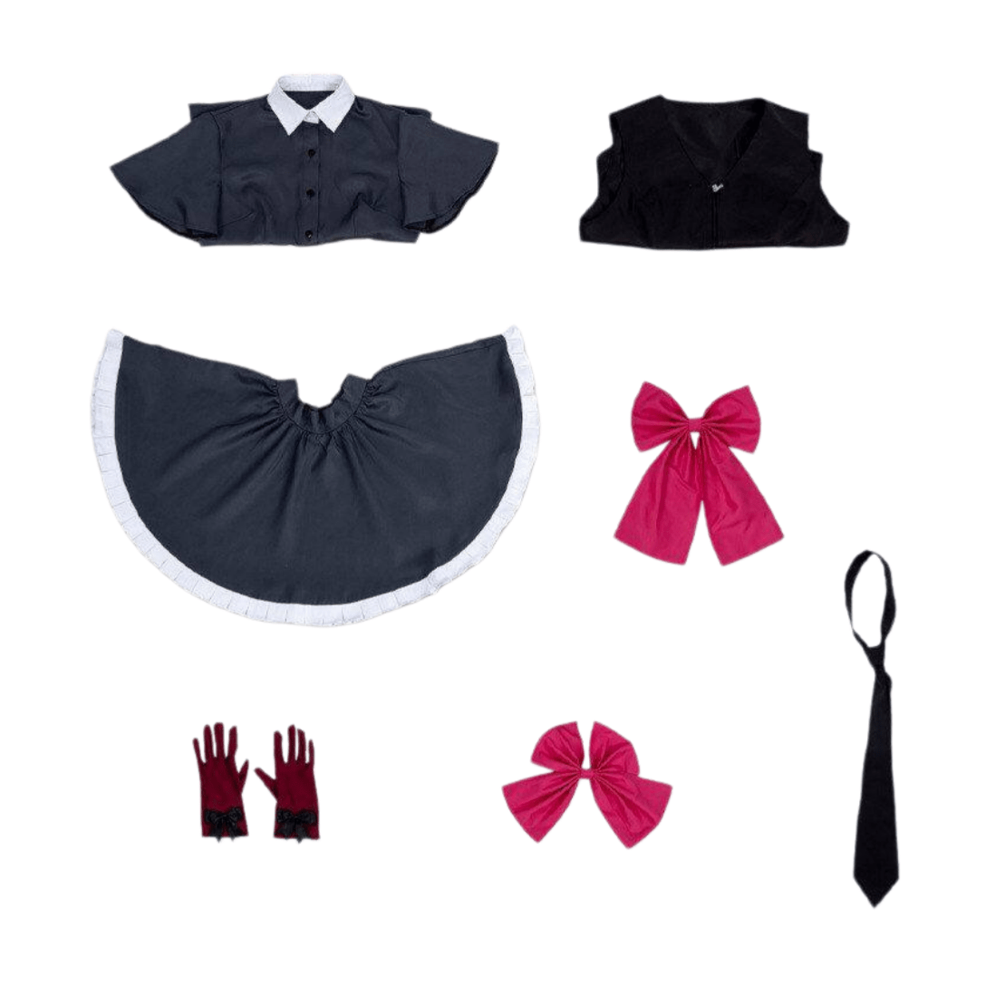 Authentic cosplay costume featuring Hoshino Ruby's iconic dress from Season 3 of the hit anime Oshi no Ko. - Coscosmos