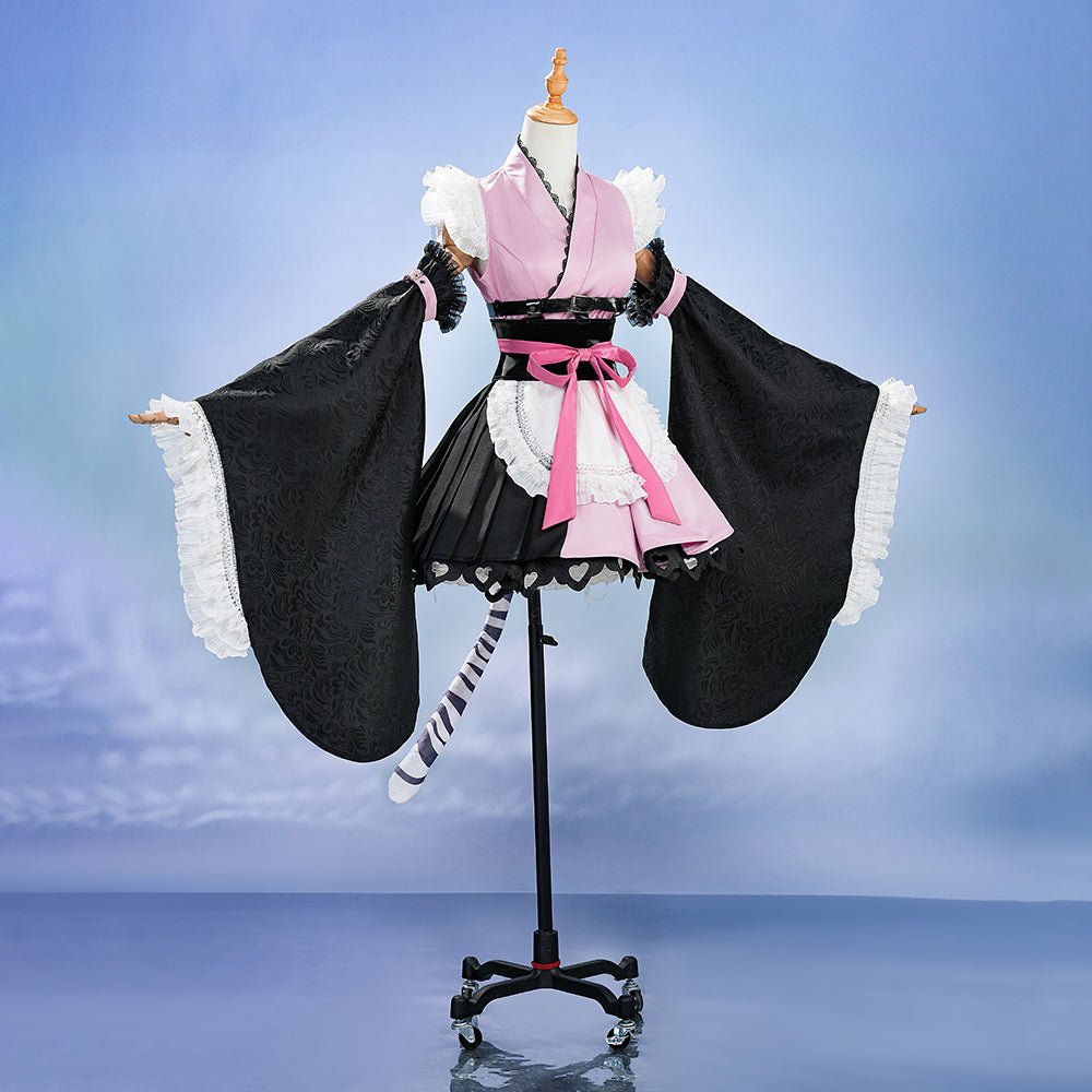Authentic cosplay costume featuring Noi Komazawa's elegant design from Chrono Princess Kaguya series. - Coscosmos