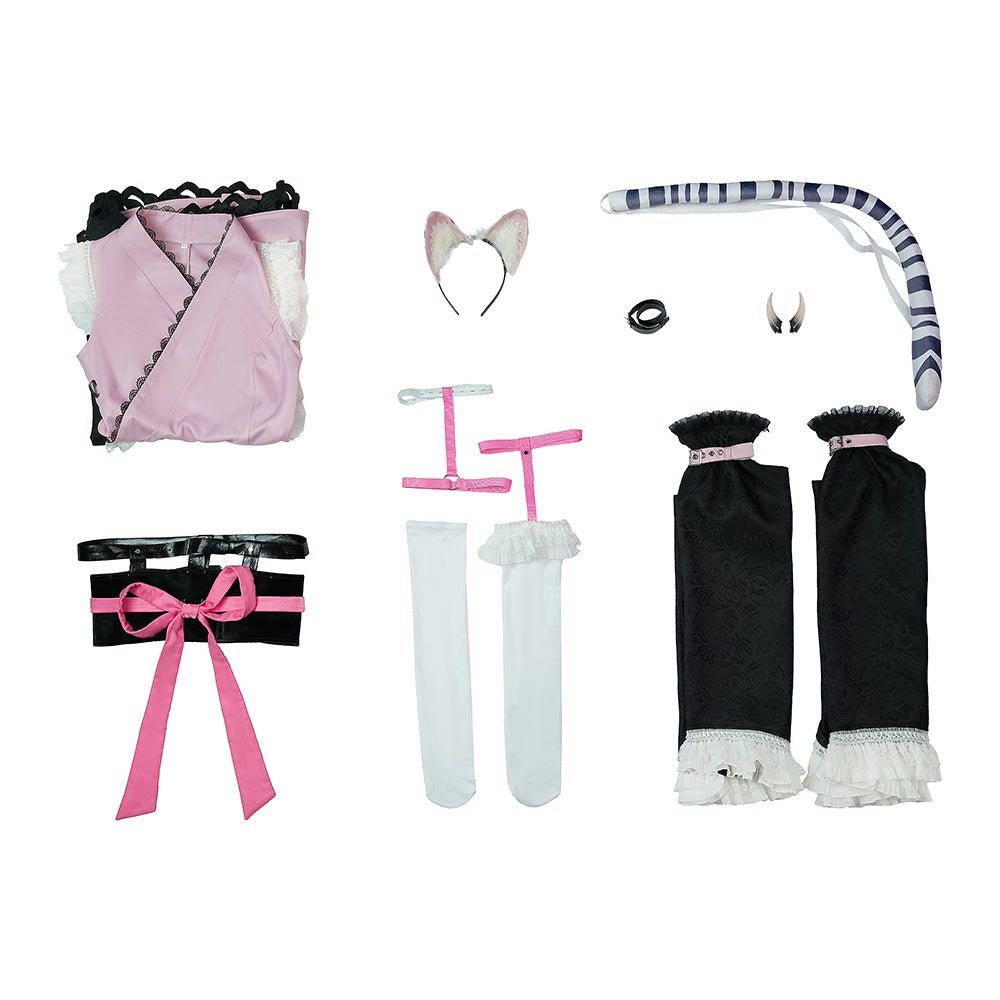 Authentic cosplay costume featuring Noi Komazawa's elegant design from Chrono Princess Kaguya series. - Coscosmos