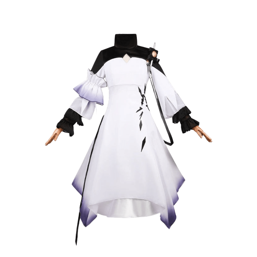 Authentic cosplay costume featuring Theresa the Sarkaz Queen's iconic design from the popular game Arknights. - Coscosmos