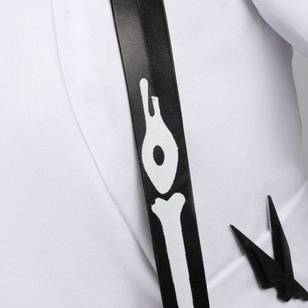 Authentic cosplay costume featuring Theresa the Sarkaz Queen's iconic design from the popular game Arknights. - Coscosmos