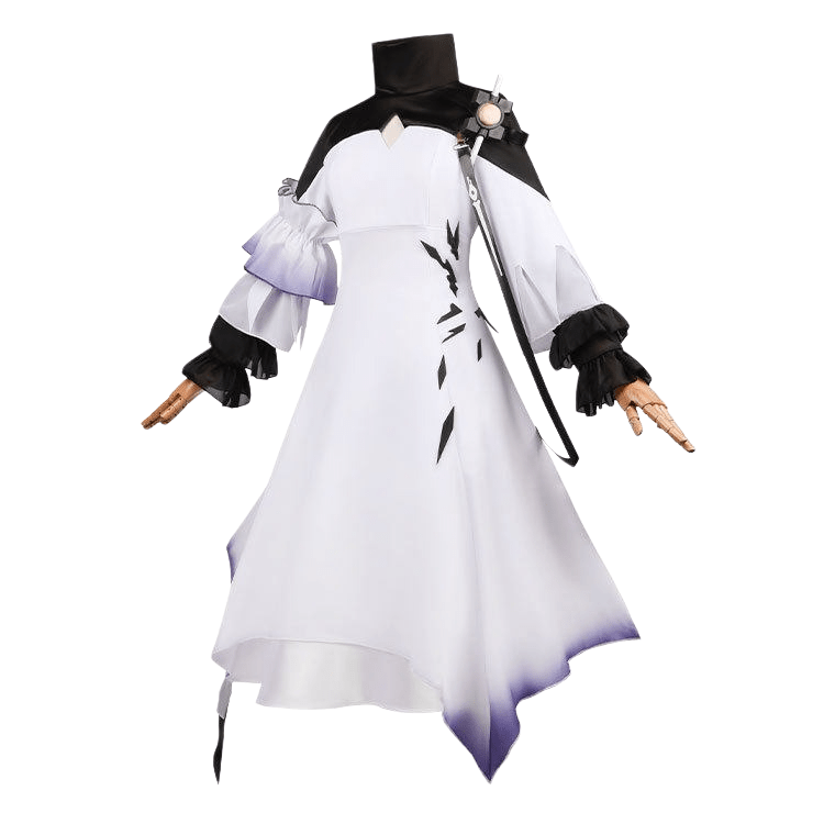 Authentic cosplay costume featuring Theresa the Sarkaz Queen's iconic design from the popular game Arknights. - Coscosmos