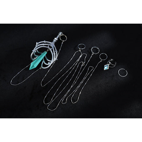 Authentic cosplay costume of Jelena, the meticulous butler sinner with metal - manipulating abilities from the game Path to Nowhere. - Coscosmos