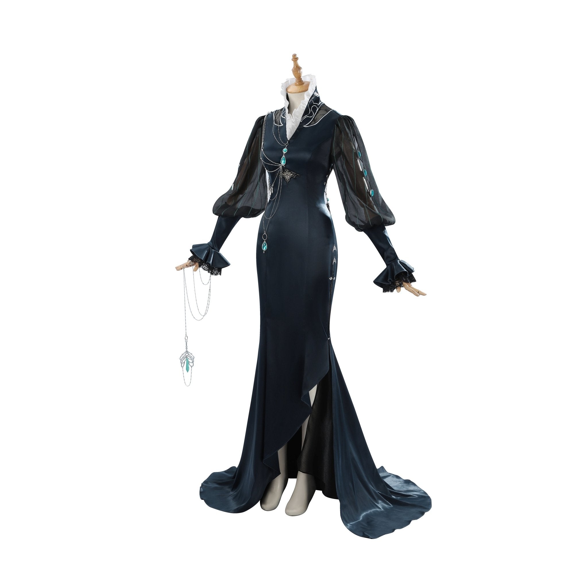 Authentic cosplay costume of Jelena, the meticulous butler sinner with metal - manipulating abilities from the game Path to Nowhere. - Coscosmos