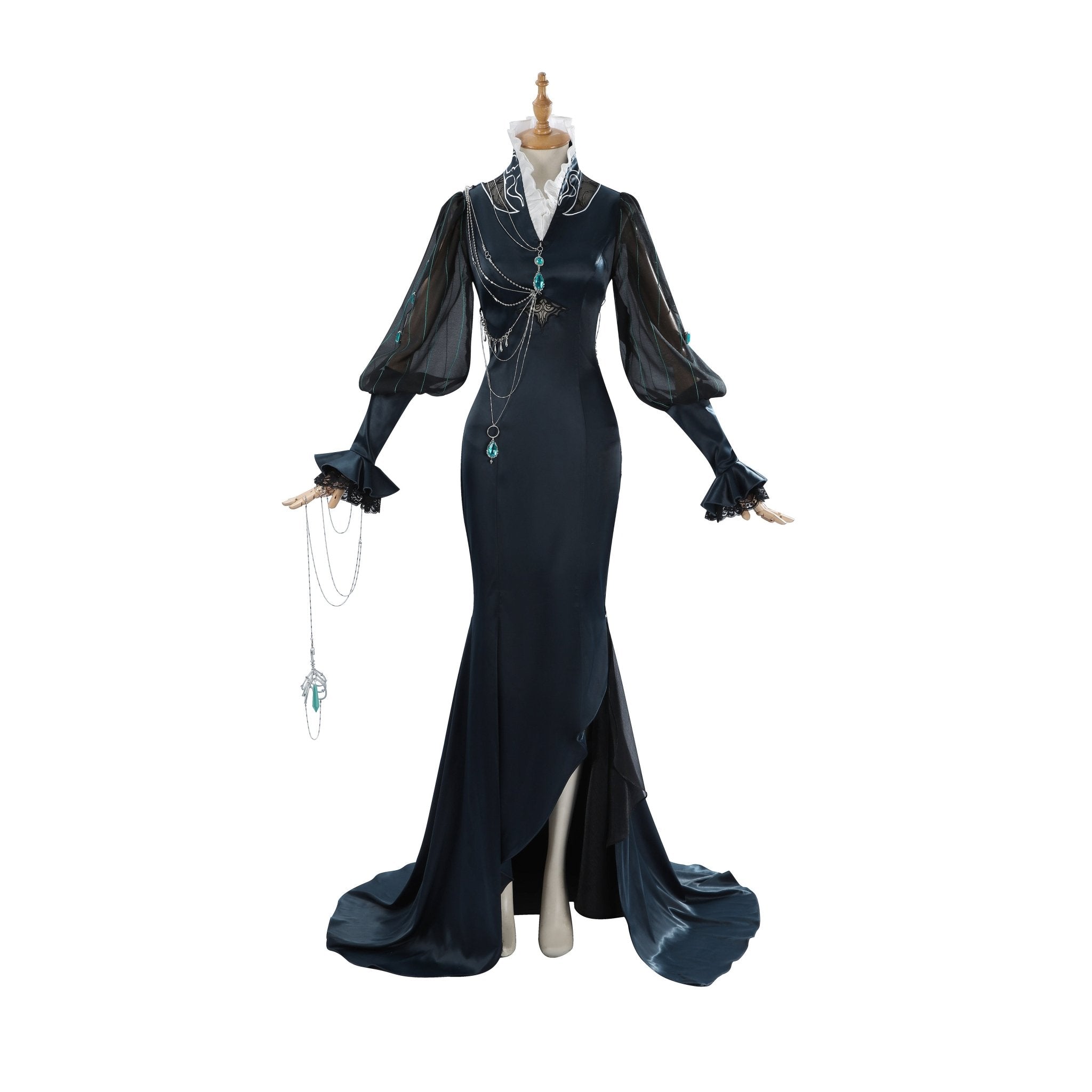 Authentic cosplay costume of Jelena, the meticulous butler sinner with metal - manipulating abilities from the game Path to Nowhere. - Coscosmos