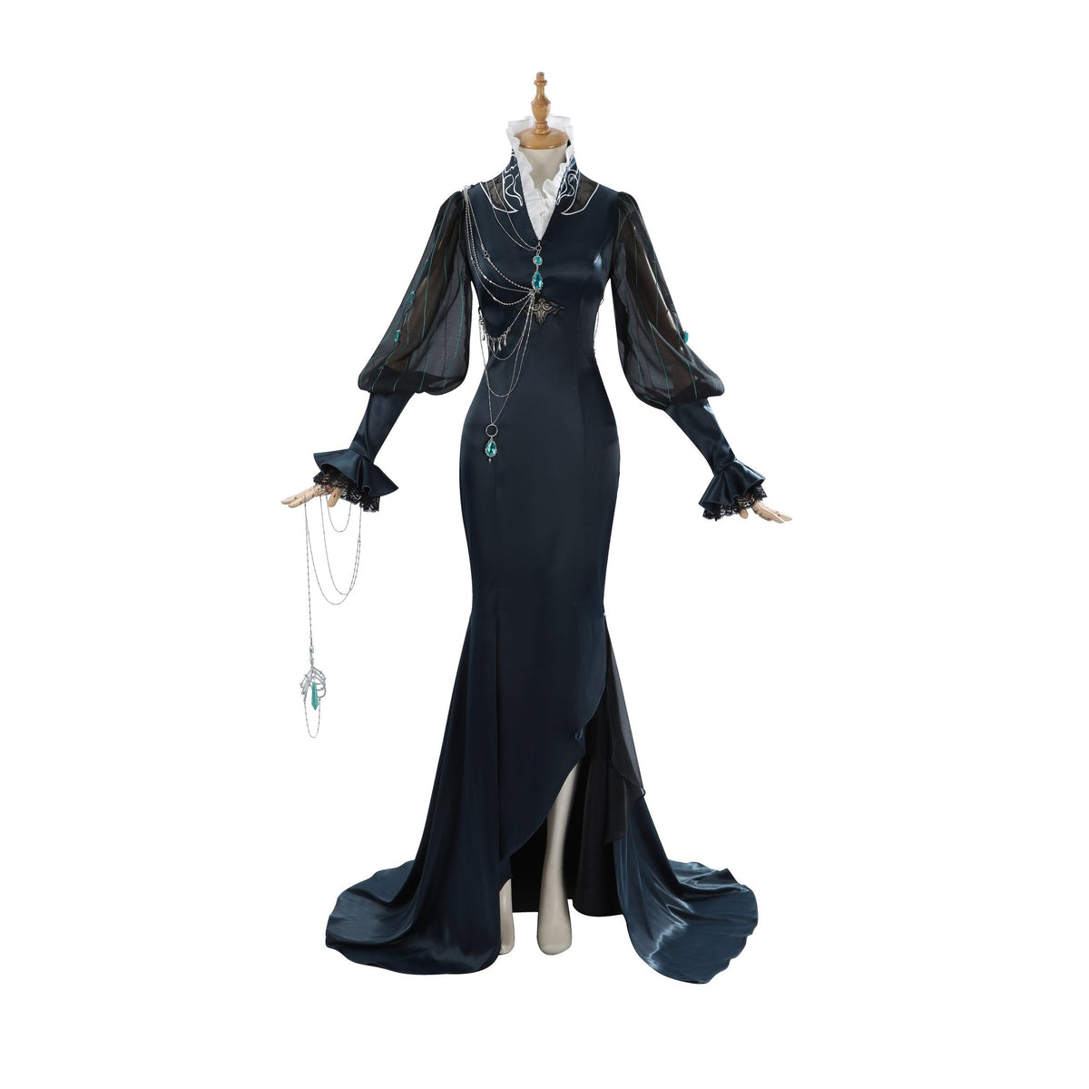 Authentic cosplay costume of Jelena, the meticulous butler sinner with metal - manipulating abilities from the game Path to Nowhere. - Coscosmos