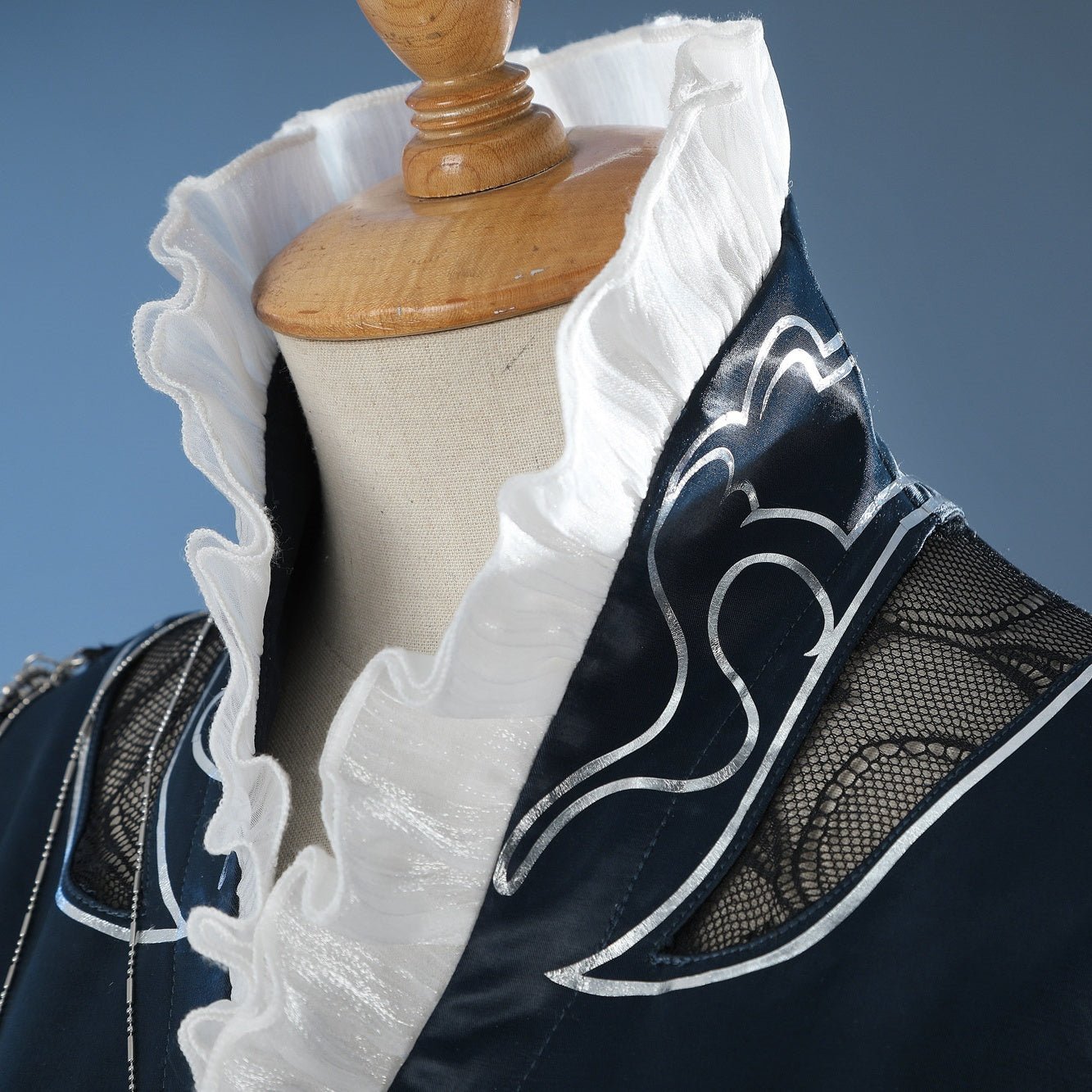 Authentic cosplay costume of Jelena, the meticulous butler sinner with metal - manipulating abilities from the game Path to Nowhere. - Coscosmos