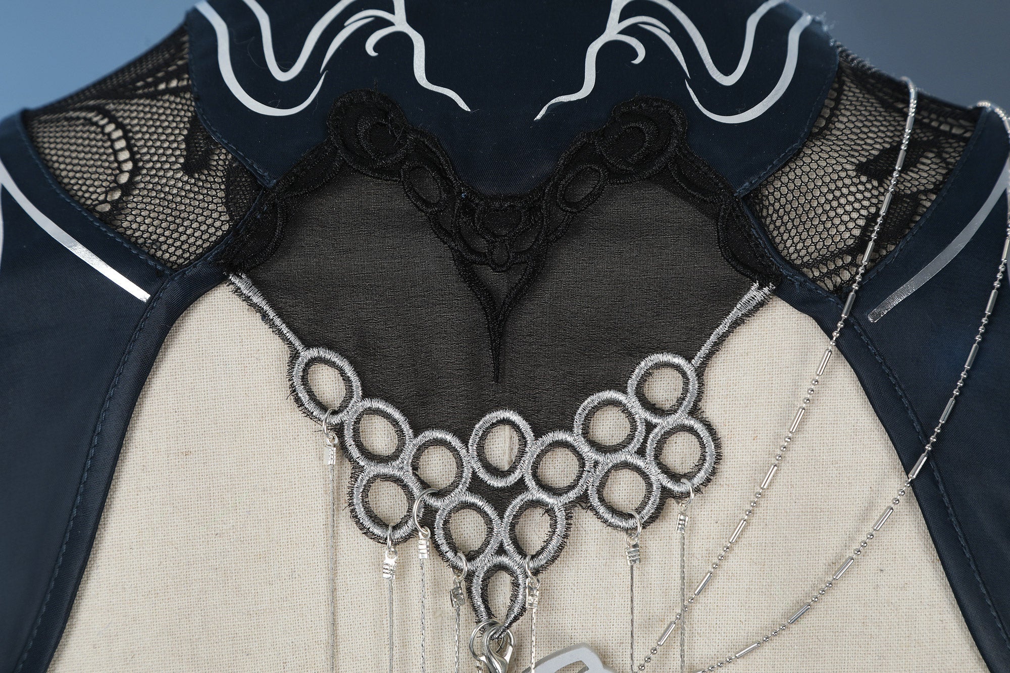 Authentic cosplay costume of Jelena, the meticulous butler sinner with metal - manipulating abilities from the game Path to Nowhere. - Coscosmos