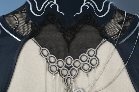 Authentic cosplay costume of Jelena, the meticulous butler sinner with metal - manipulating abilities from the game Path to Nowhere. - Coscosmos