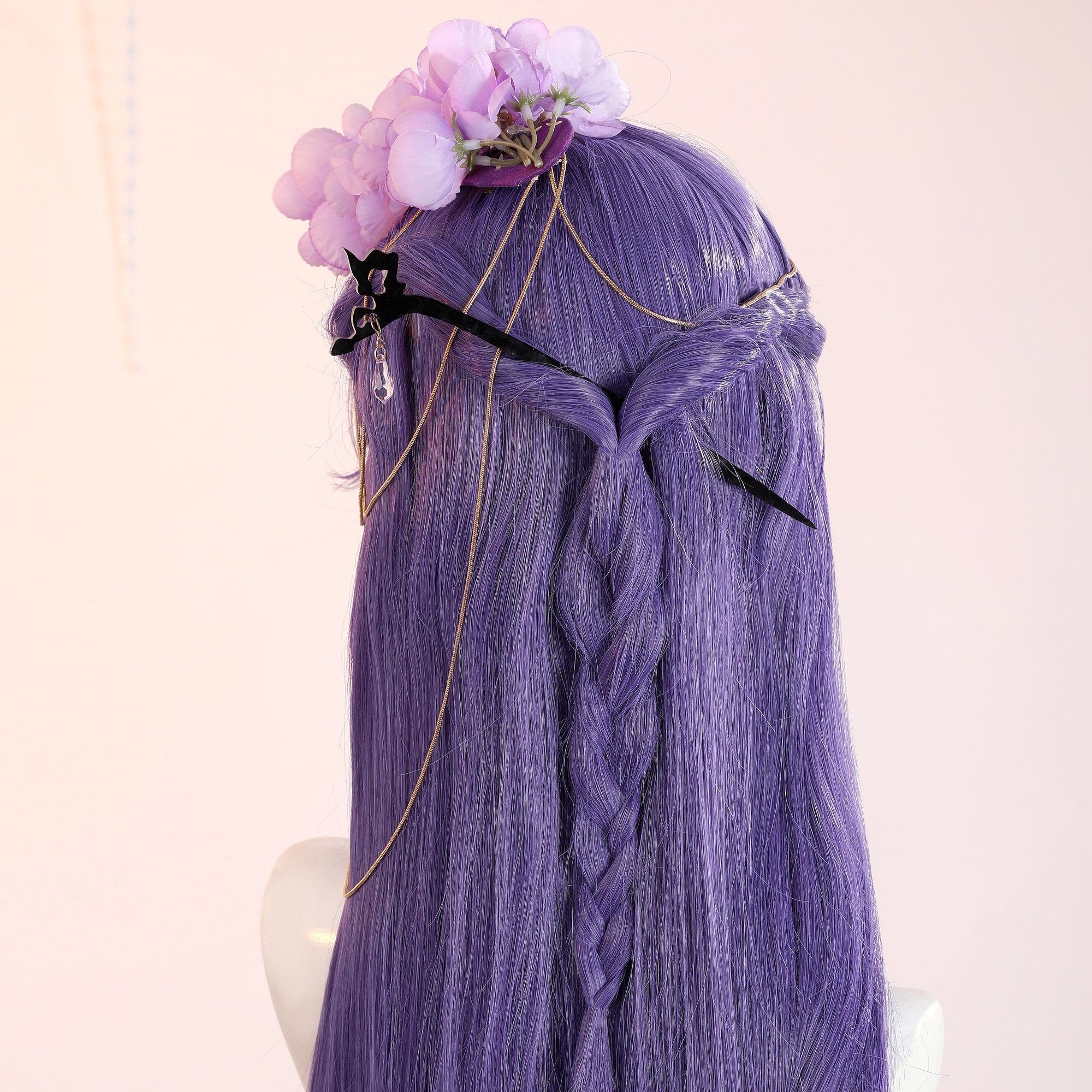 Authentic cosplay costume of Yingying, the enchanting millennium wisteria spirit sinner from the popular game Path to Nowhere. - Coscosmos