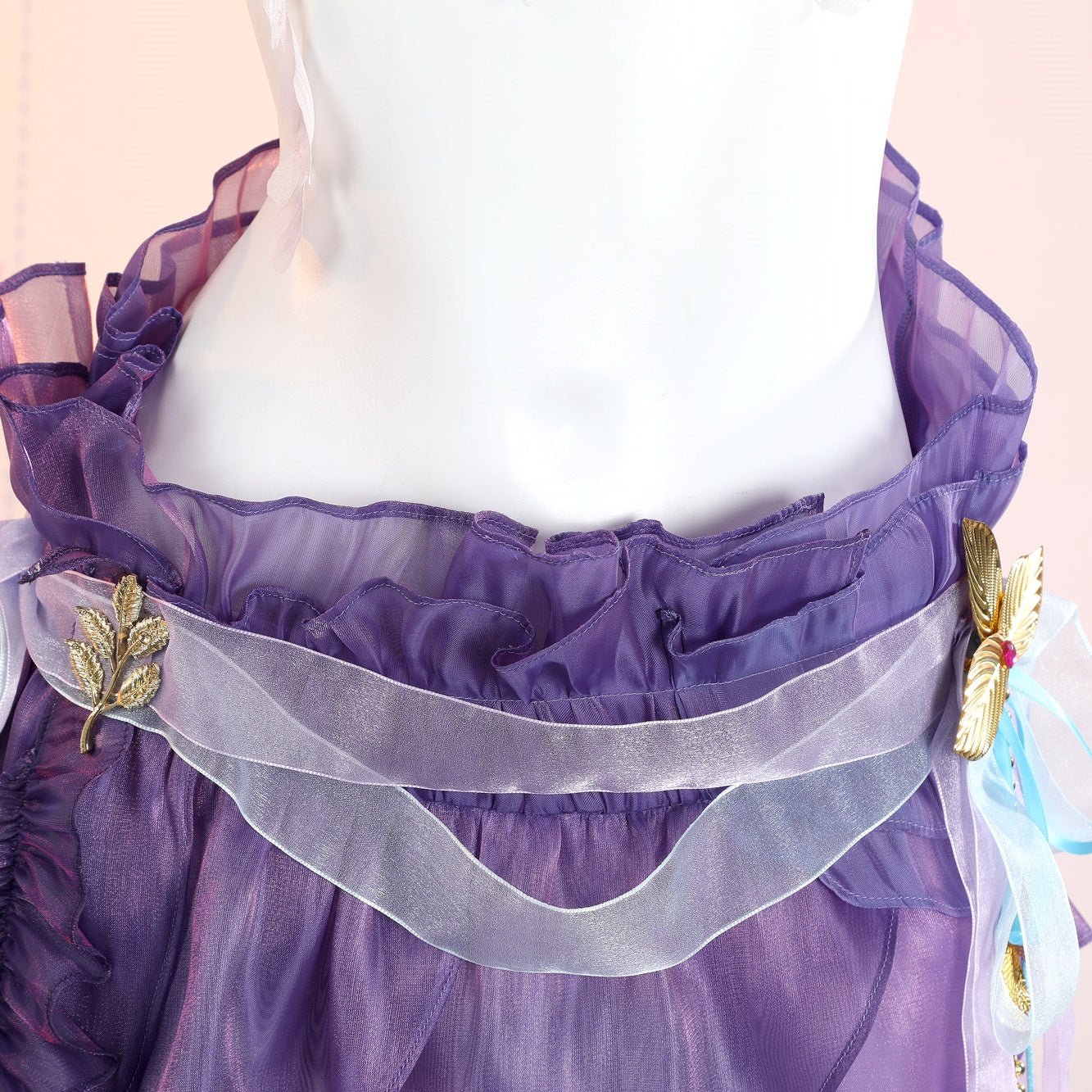 Authentic cosplay costume of Yingying, the enchanting millennium wisteria spirit sinner from the popular game Path to Nowhere. - Coscosmos