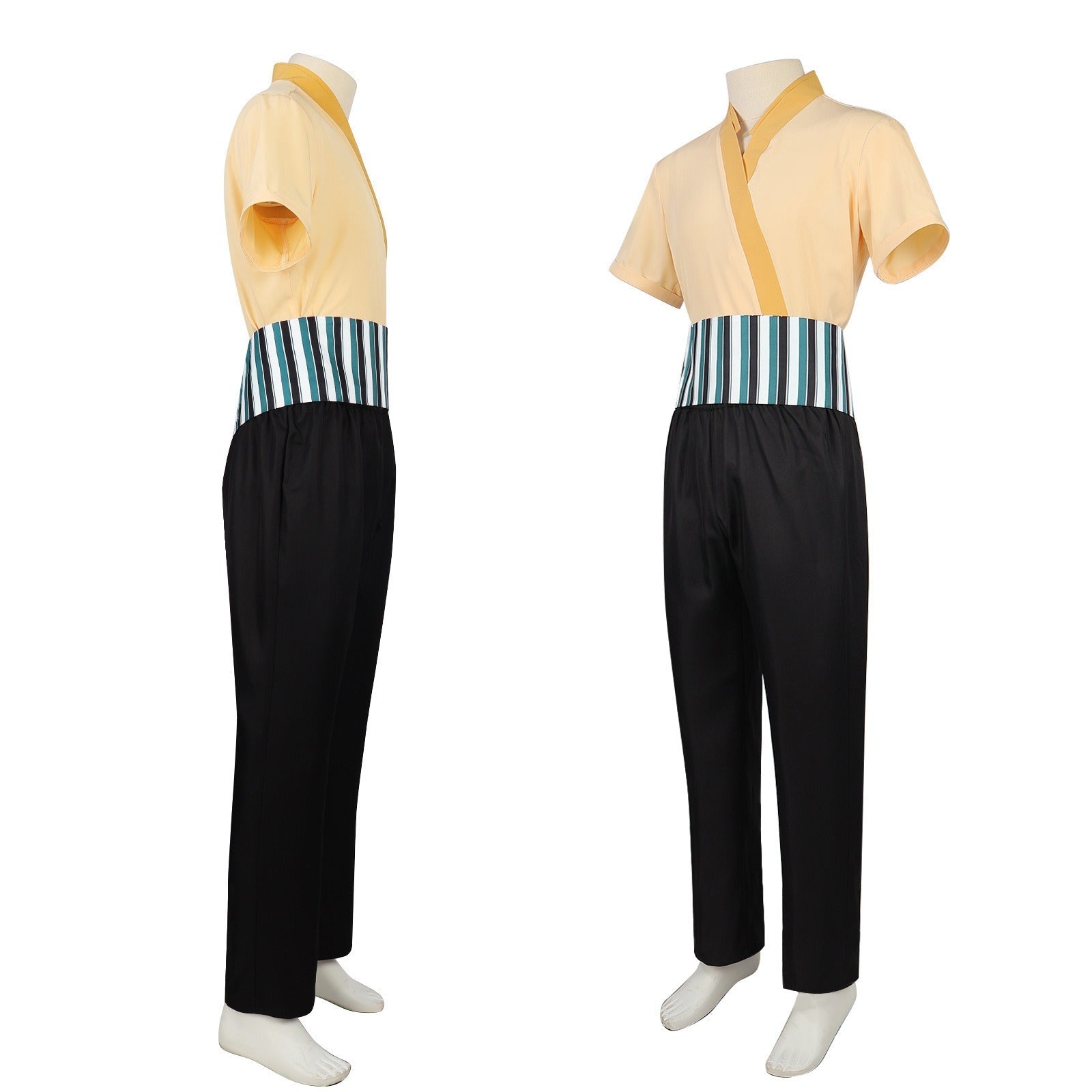 Authentic cosplay costume set inspired by Monkey D. Luffy and Roronoa Zoro from the Netflix One Piece live - action series. - Coscosmos
