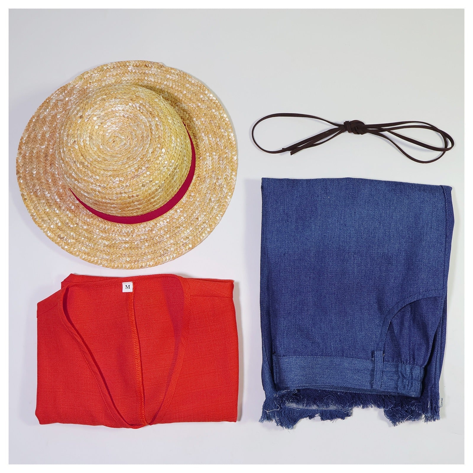 Authentic cosplay costume set inspired by Monkey D. Luffy and Roronoa Zoro from the Netflix One Piece live - action series. - Coscosmos