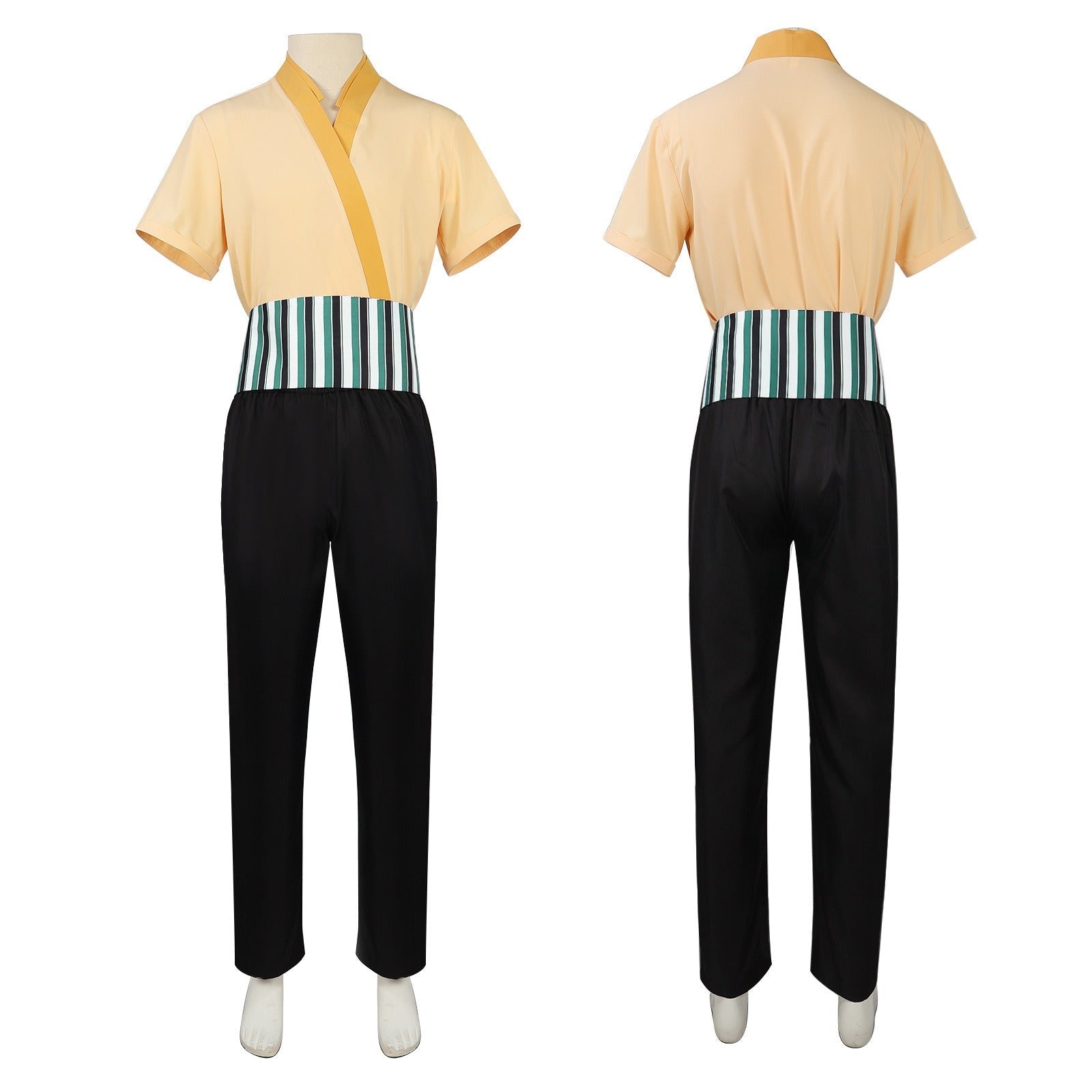 Authentic cosplay costume set inspired by Monkey D. Luffy and Roronoa Zoro from the Netflix One Piece live - action series. - Coscosmos