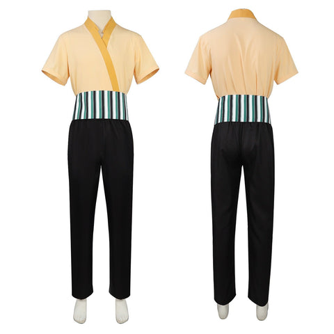 Authentic cosplay costume set inspired by Monkey D. Luffy and Roronoa Zoro from the Netflix One Piece live - action series. - Coscosmos