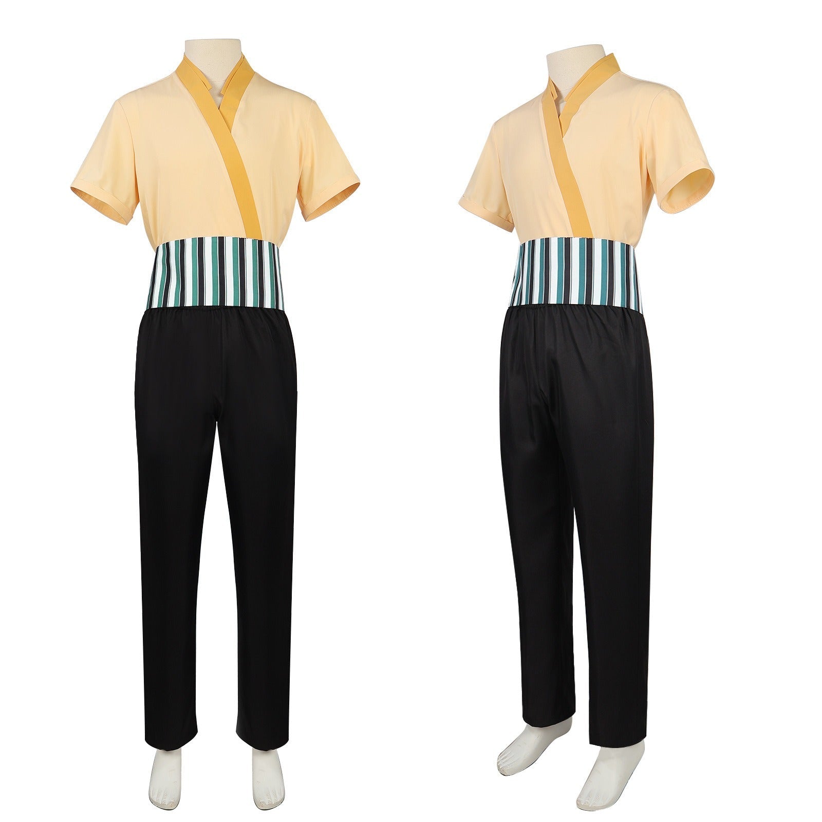 Authentic cosplay costume set inspired by Monkey D. Luffy and Roronoa Zoro from the Netflix One Piece live - action series. - Coscosmos