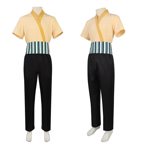 Authentic cosplay costume set inspired by Monkey D. Luffy and Roronoa Zoro from the Netflix One Piece live - action series. - Coscosmos