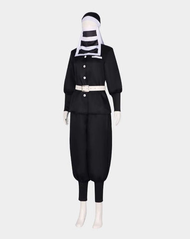 Authentic Demon Slayer Swordsmith Village Gotou Cosplay Uniform Set - Coscosmos