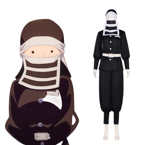 Authentic Demon Slayer Swordsmith Village Gotou Cosplay Uniform Set - Coscosmos