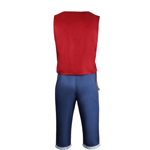 Authentic One Piece Monkey D. Luffy Cosplay Costume for Anime Fans - Coscosmos