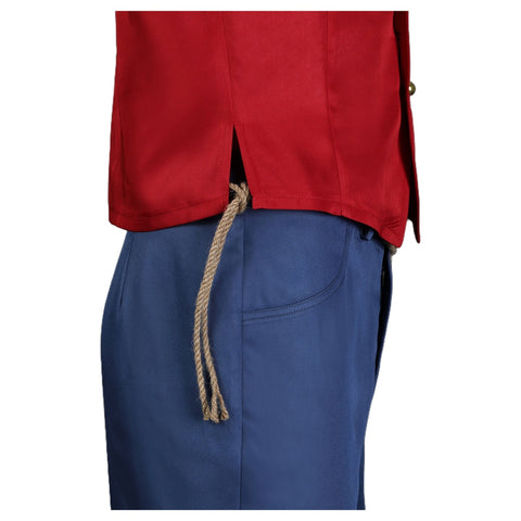 Authentic One Piece Monkey D. Luffy Cosplay Costume for Anime Fans - Coscosmos
