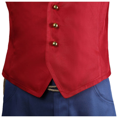 Authentic One Piece Monkey D. Luffy Cosplay Costume for Anime Fans - Coscosmos