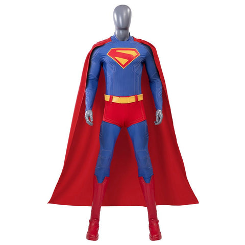 Authentic Superman Costume - Clark Kent Full - Body Suit for Halloween Cosplay - Coscosmos