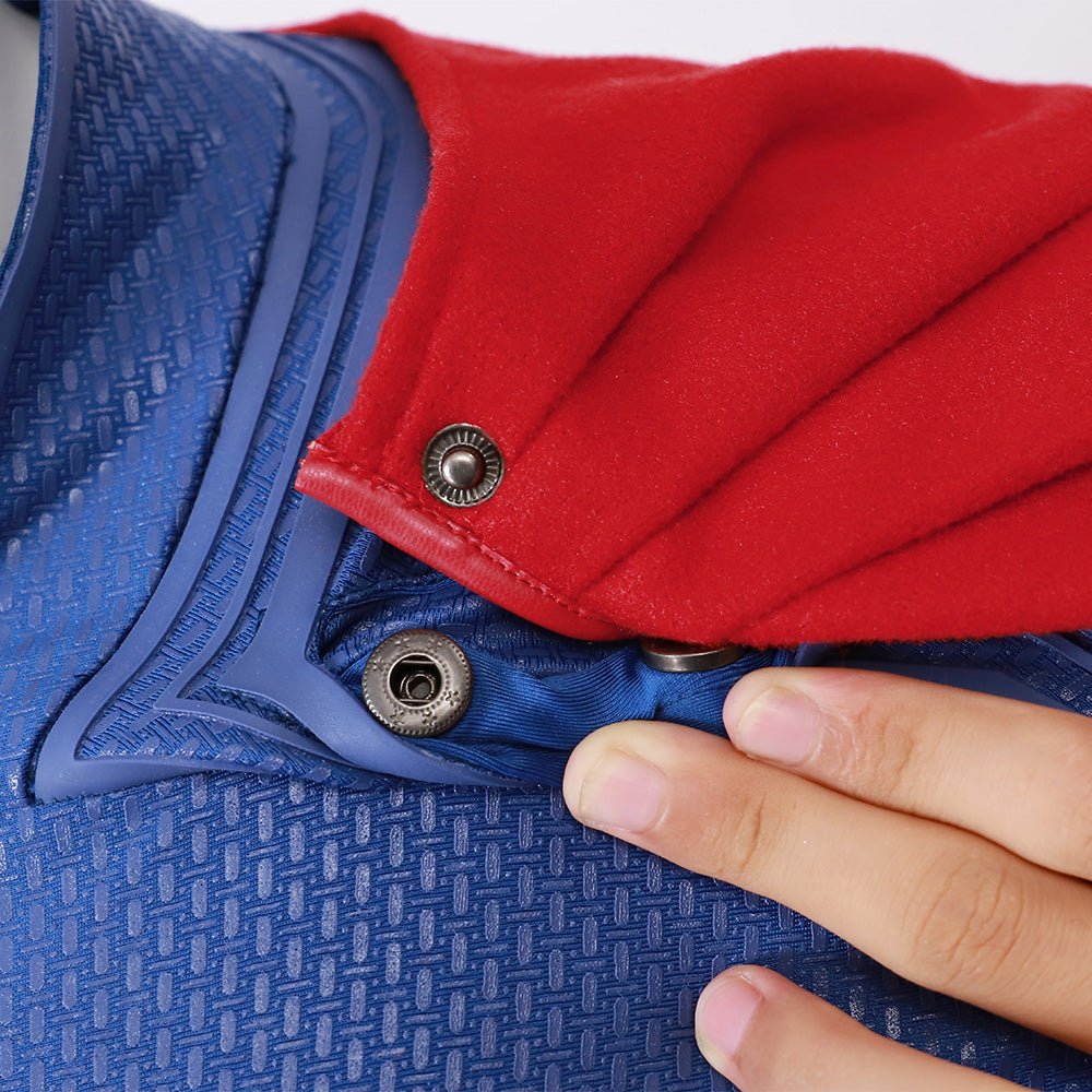 Authentic Superman Costume - Clark Kent Full - Body Suit for Halloween Cosplay - Coscosmos