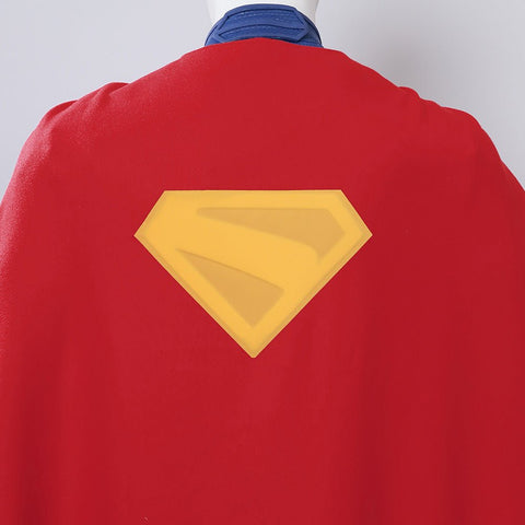 Authentic Superman Costume - Clark Kent Full - Body Suit for Halloween Cosplay - Coscosmos