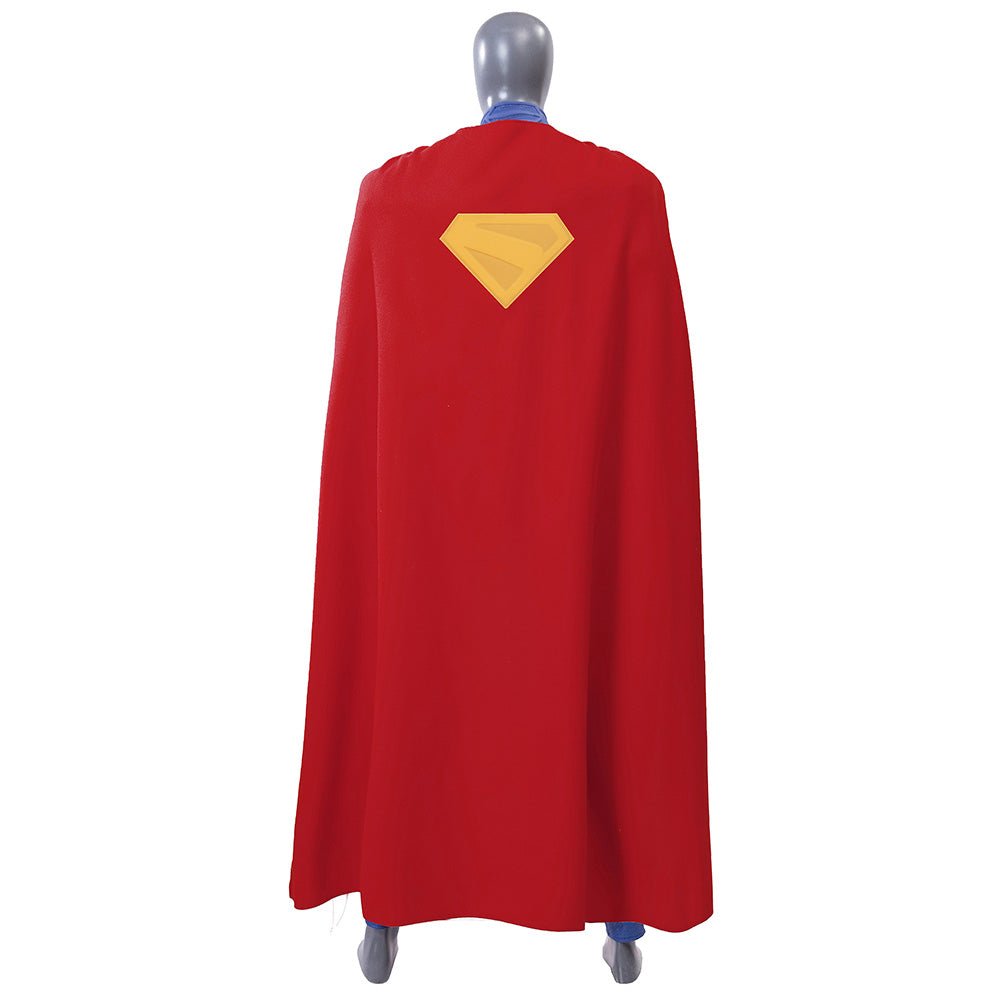 Authentic Superman Costume - Clark Kent Full - Body Suit for Halloween Cosplay - Coscosmos