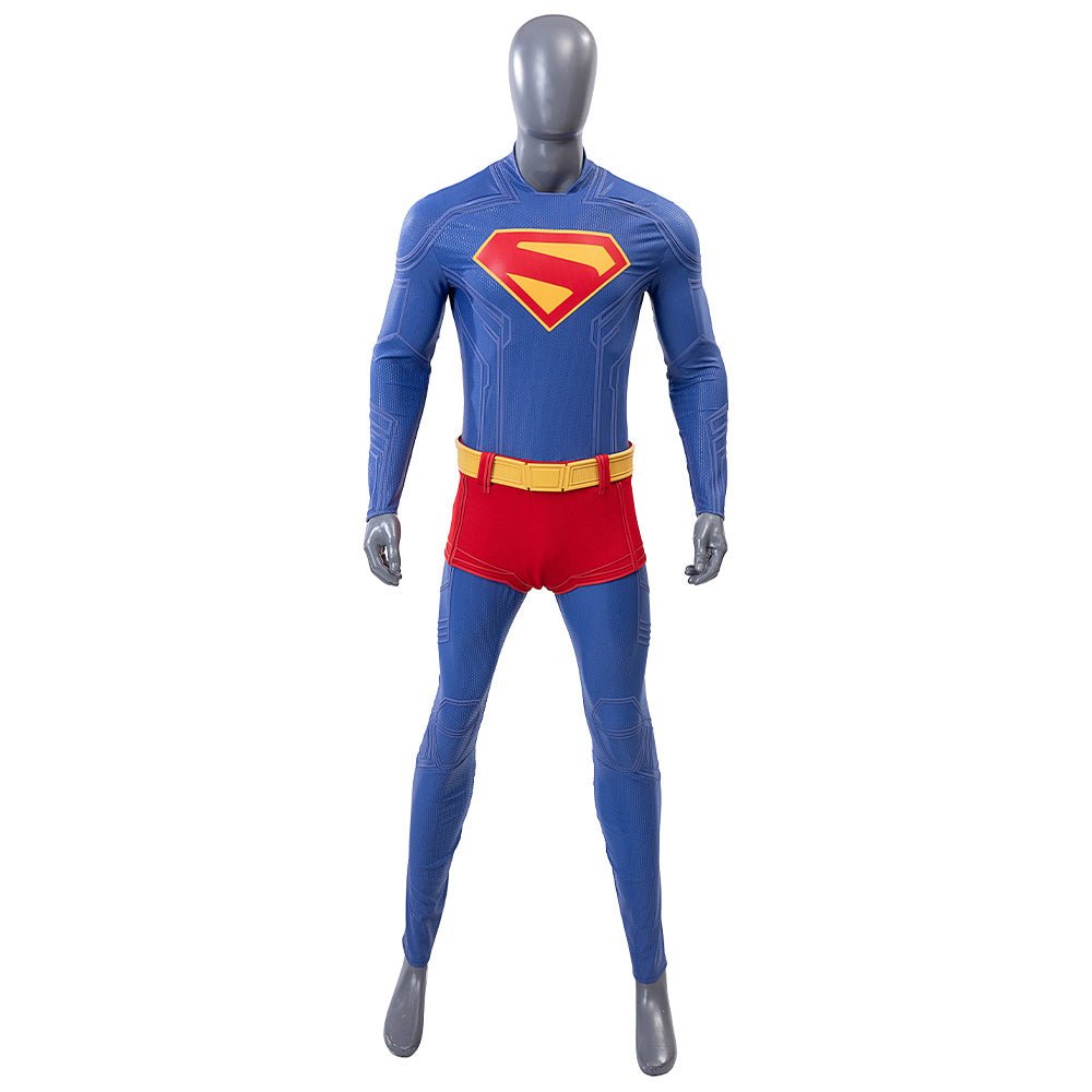 Authentic Superman Costume - Clark Kent Full - Body Suit for Halloween Cosplay - Coscosmos