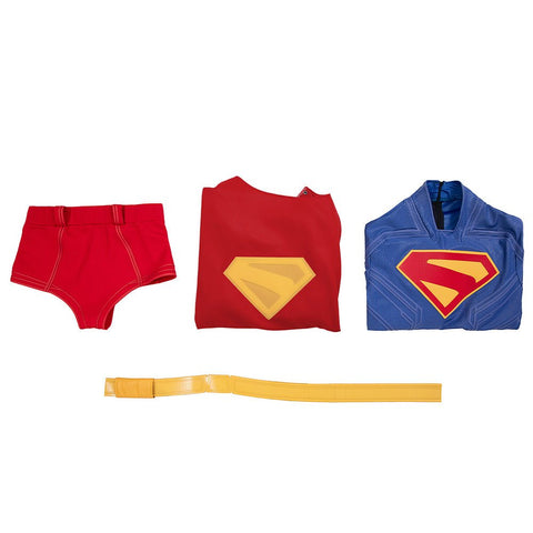 Authentic Superman Costume - Clark Kent Full - Body Suit for Halloween Cosplay - Coscosmos