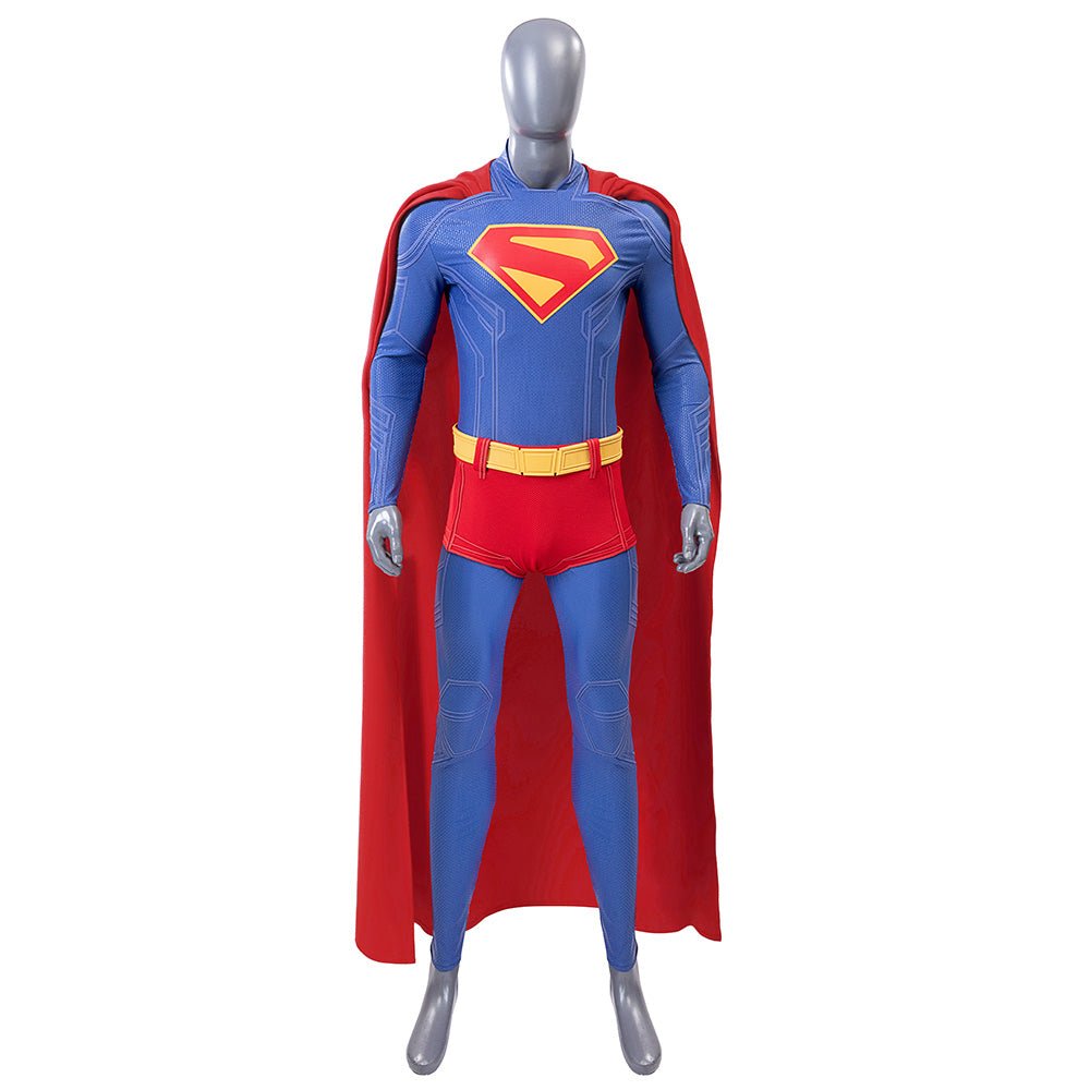Authentic Superman Costume - Clark Kent Full - Body Suit for Halloween Cosplay - Coscosmos