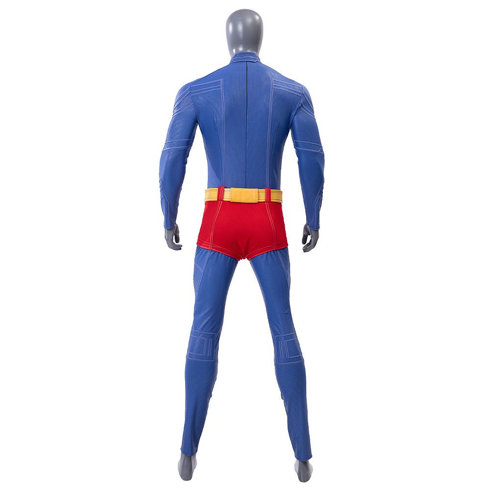 Authentic Superman Costume - Clark Kent Full - Body Suit for Halloween Cosplay - Coscosmos